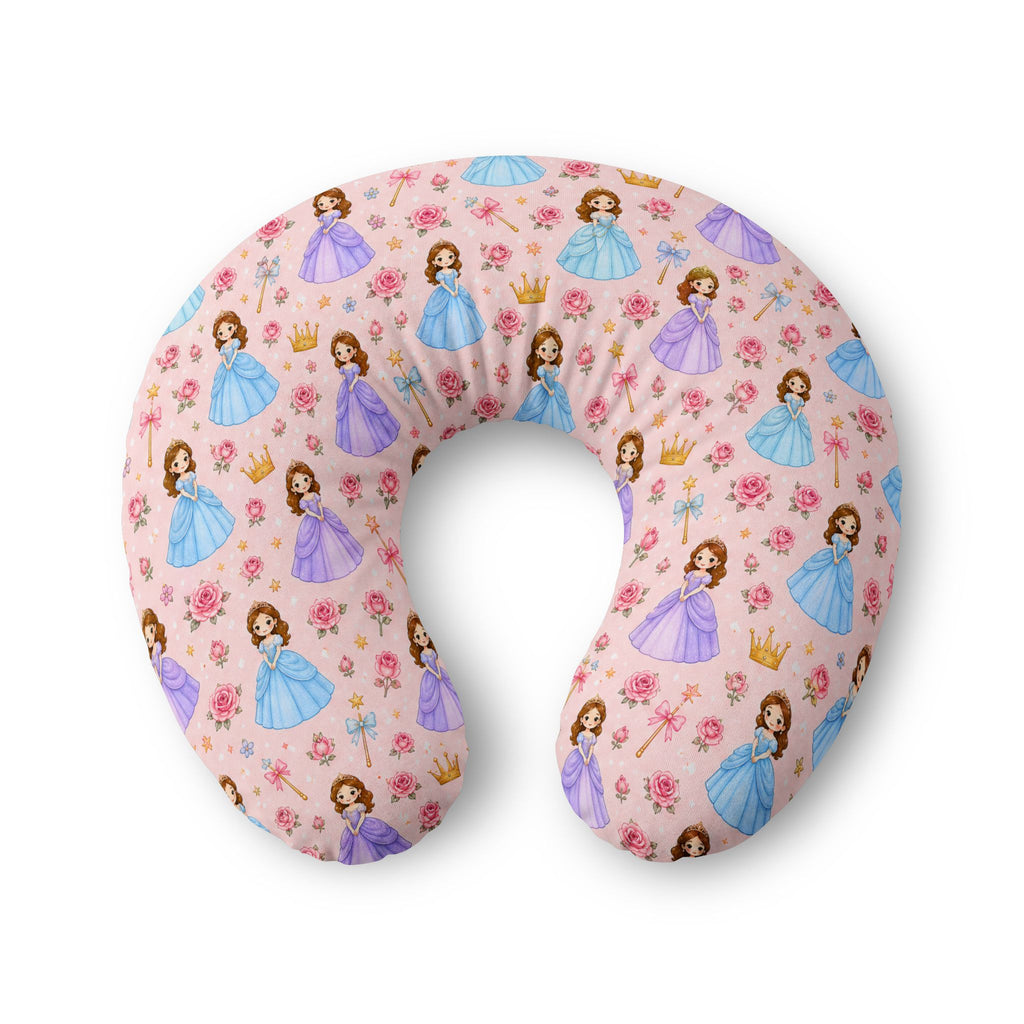 Princess Nursing Pillow Cover — Pink Baby Shower Gift