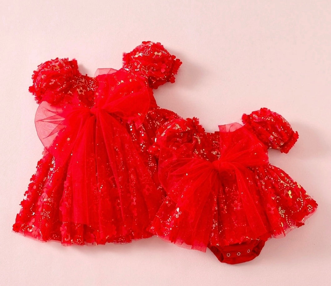 Gala and Glamour Collection Luxury Dress or Bodysuit with Tutu from Sewing by Marlins