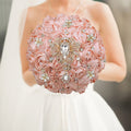 Bouquet de Quinceañera de luxe rose fumé
