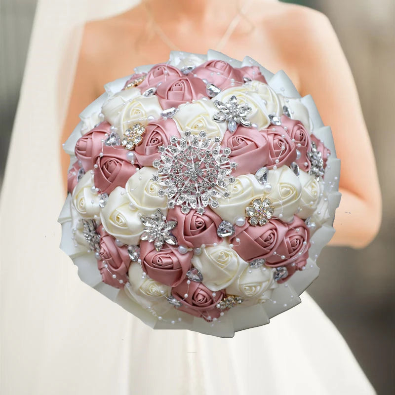 Luxury Quinceañera Bouquet in Smoked Pink
