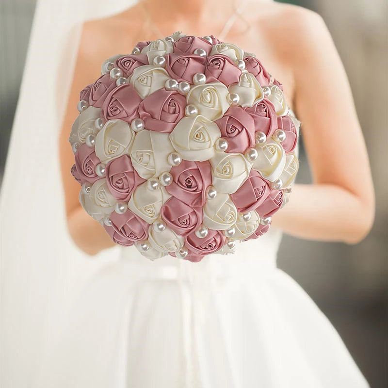Luxury Quinceañera Bouquet in Smoked Pink