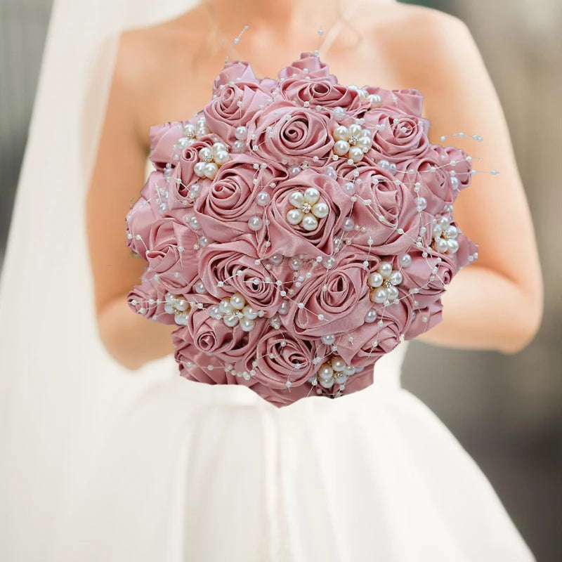 Luxury Quinceañera Bouquet in Smoked Pink