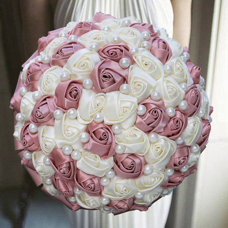 Luxury Quinceañera Bouquet in Smoked Pink