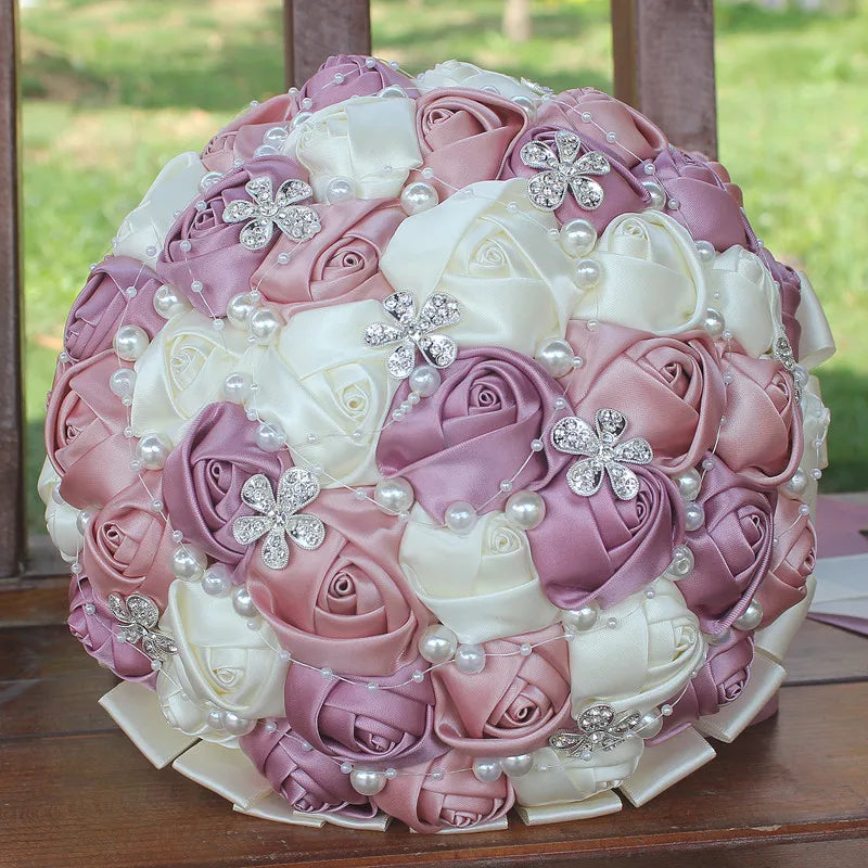 Luxury Quinceañera Bouquet in Smoked Pink