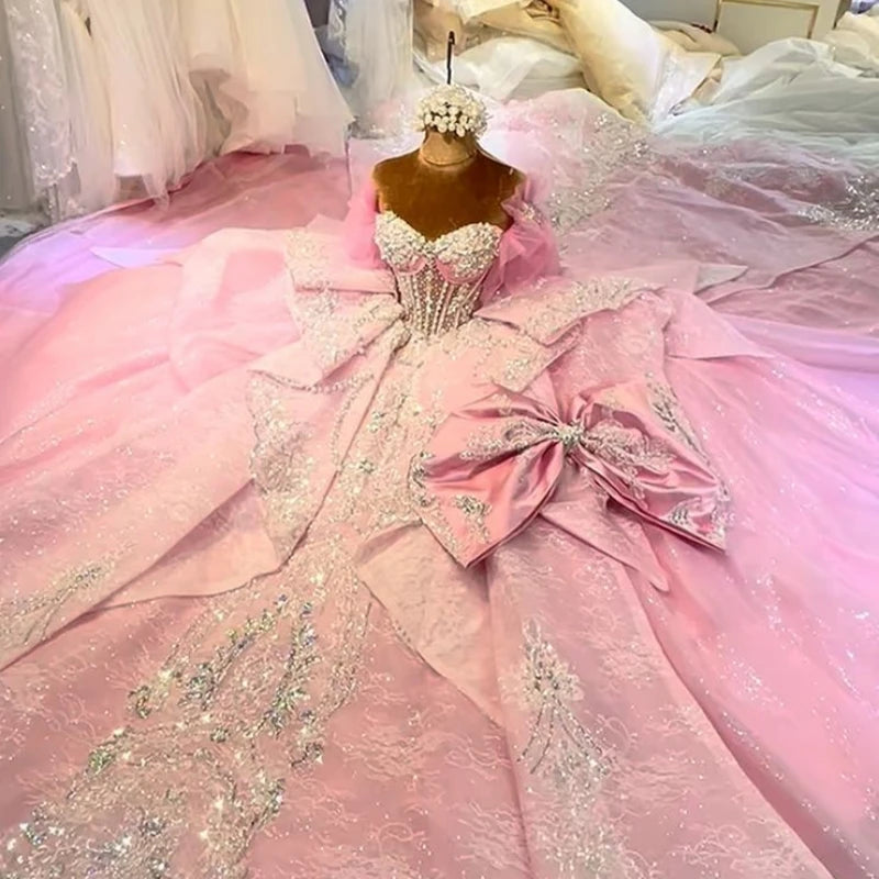 Dream of Crystal in Pastel Pink