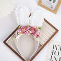 Headband "Ears of Lace and Flowers" - Boutique Accessory for Girls.
