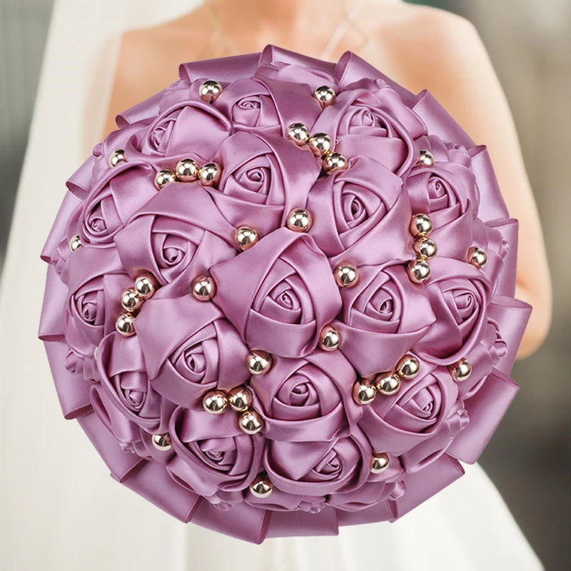 Luxury Quinceañera Bouquet in Smoked Pink