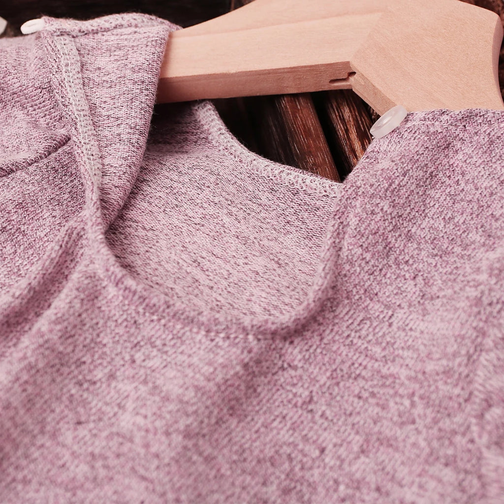 Ensemble photo nouveau-né "Ours romantique" - Couverture à capuche volantée et ourson assorti - Tenue de luxe pour séance photo de nouveau-né - Couleur mauve